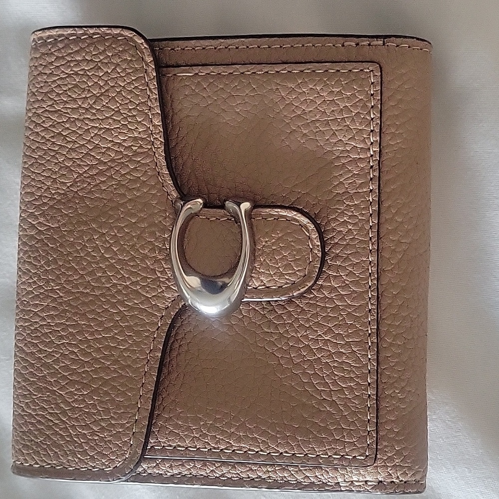 Coach Tan Leather Wallet